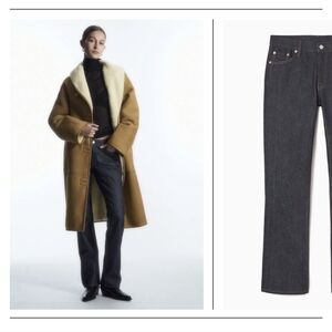 COS Dark Blue Boot Cut Jeans